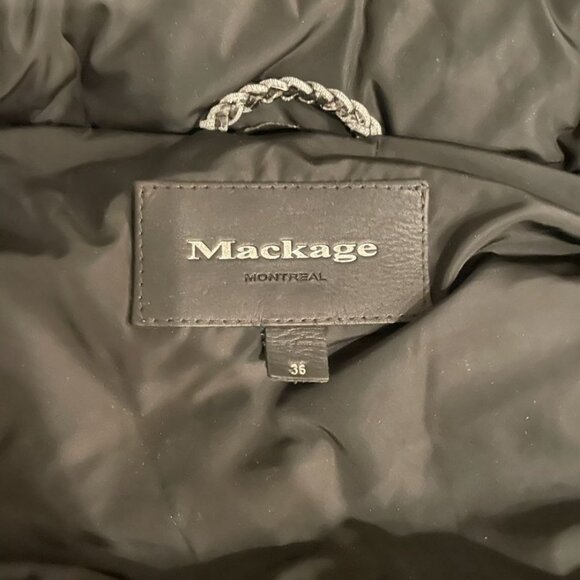 Mackage Quilted Down Vest - EU Size 36/US Size Small - Picture 2 of 5